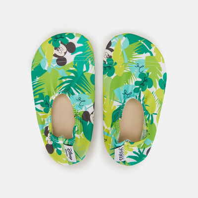 COEGA Kids' Allover Print Pool Beach Shoe Green