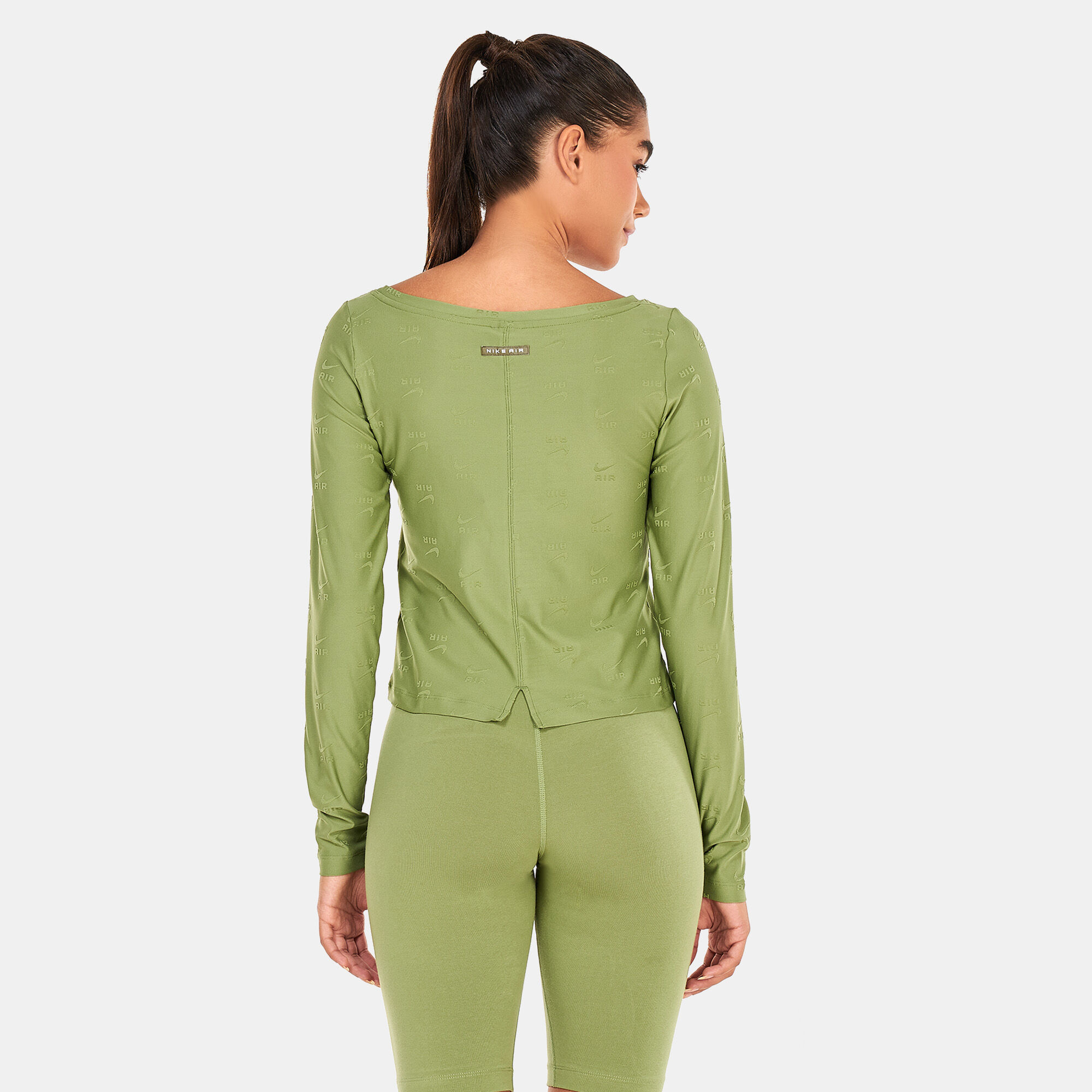 Women s Sportswear Air Long Sleeve T Shirt Green Nike in KSA SSS