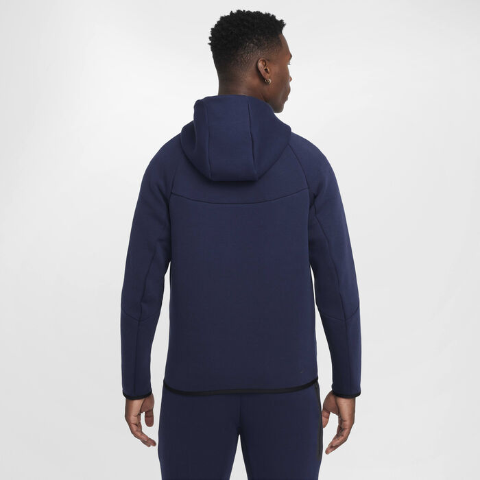 Nike Men's Tech Full-Zip Windrunner Hoodie Blue Nike Men's Tech Full-Zip Windrunner Hoodie Blue image number 1