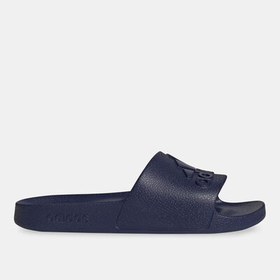 adidas Men's Adilette Aqua Slides Blue adidas Men's Adilette Aqua Slides Blue