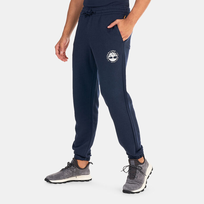 Timberland Men's Refibra Logo Sweatpants Blue image number 0