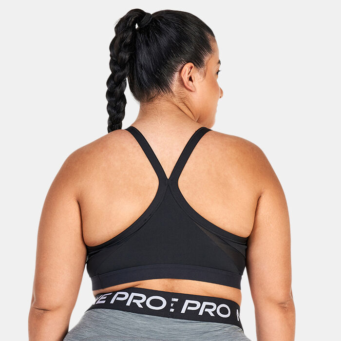 Nike Women's Dri-FIT Indy Light-Support Padded Sports Bra (Plus Size) Black Nike Women's Dri-FIT Indy Light-Support Padded Sports Bra (Plus Size) Black image number 1