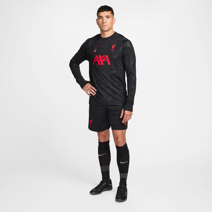 Nike Men's Liverpool Academy Pro Third Dri-FIT Long-Sleeve Top Grey Nike Men's Liverpool Academy Pro Third Dri-FIT Long-Sleeve Top Grey image number 2