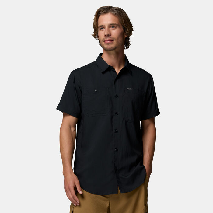 Columbia Men's Silver Ridge Utility Lite Hiking Shirt Black Columbia Men's Silver Ridge Utility Lite Hiking Shirt Black image number 0