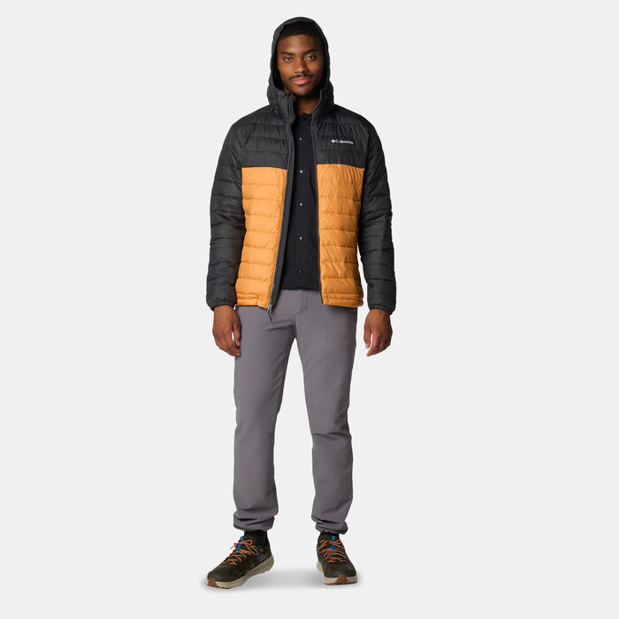 Columbia Men's Powder Lite II Full-Zip Hiking Hoodie yellow Columbia Men's Powder Lite II Full-Zip Hiking Hoodie yellow image number 2