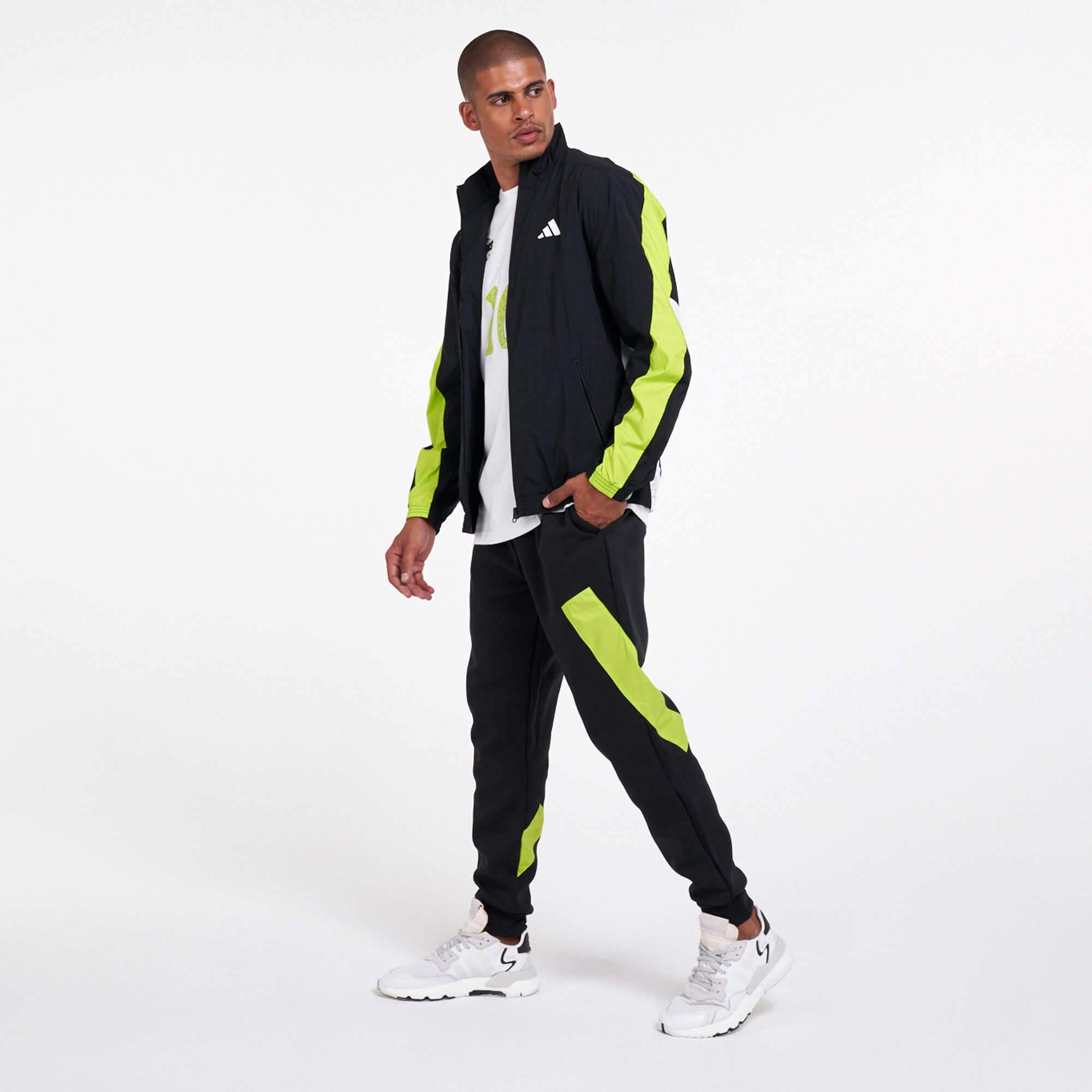 Adidas tape track jacket deals