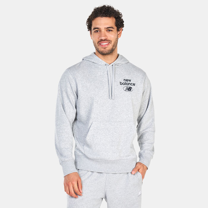 New Balance Men's Essentials Hoodie Grey image number 0