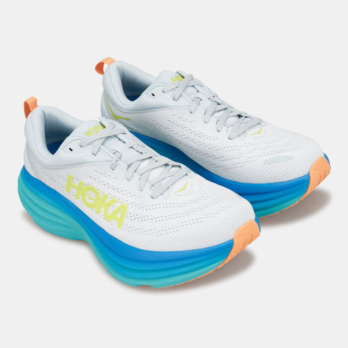 HOKA Men's Bondi 8 Running Shoe White HOKA Men's Bondi 8 Running Shoe White image number 2