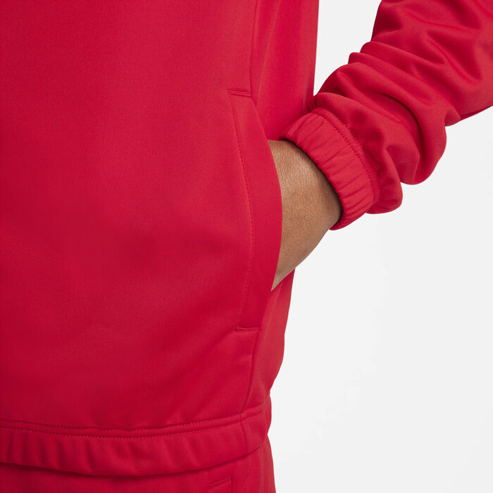 Nike Men's Club Poly-Knit Tracksuit Red image number 4