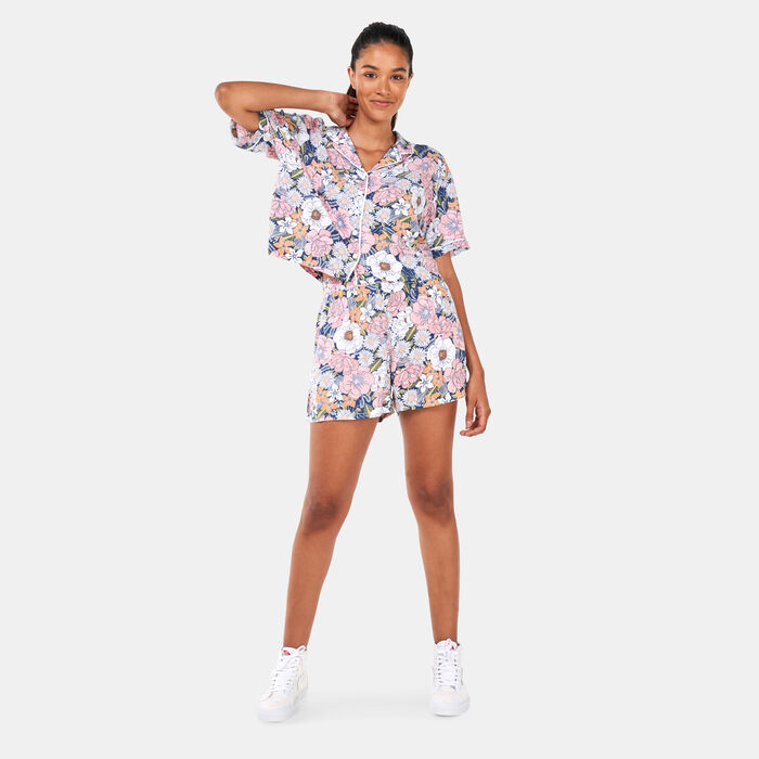 Vans Women's Retro Floral Woven Shirt Multi-Color Vans Women's Retro Floral Woven Shirt Multi-Color image number 2