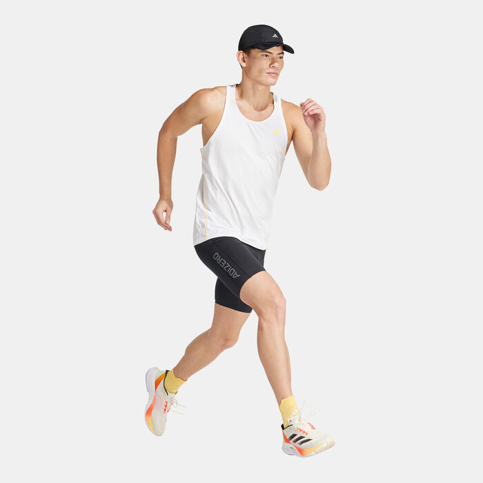 adidas Men's Adizero Running Tank Top White image number 2