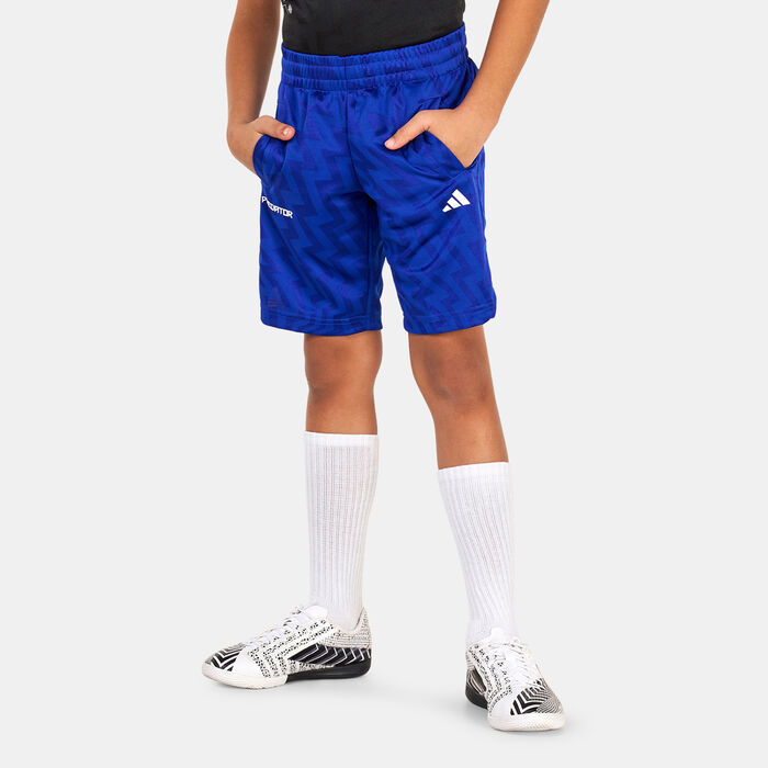 adidas Kids' Football-Inspired Predator Shorts Blue image number 0