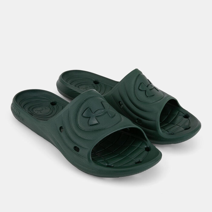 Under Armour Men's Locker IV Slides Green image number 0