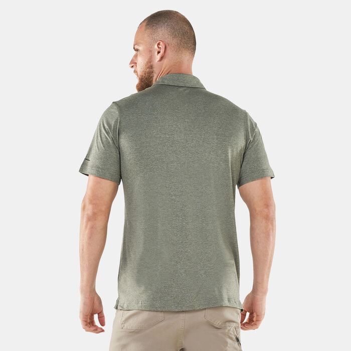 Columbia Men's Tech Trail™ Polo T-Shirt Green Columbia Men's Tech Trail™ Polo T-Shirt Green image number 1