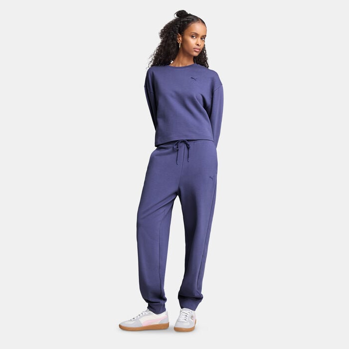 PUMA Women's HER Sweatshirt Purple PUMA Women's HER Sweatshirt Purple image number 2