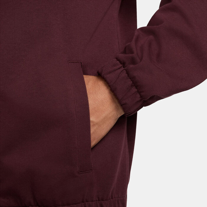 Nike Men's Club Jacket Maroon Nike Men's Club Jacket Maroon image number 4