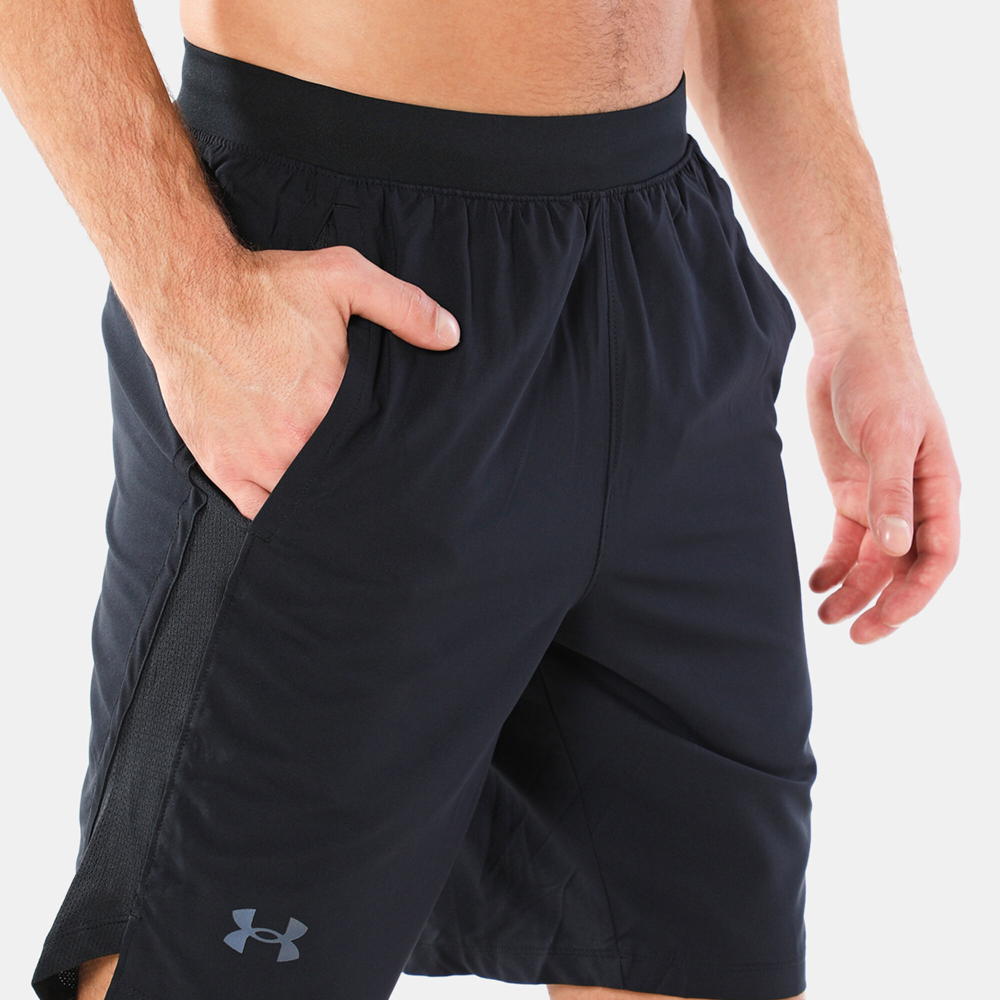 Buy Under Armour Men s Launch Run 9 Inch Shorts Black in KSA SSS