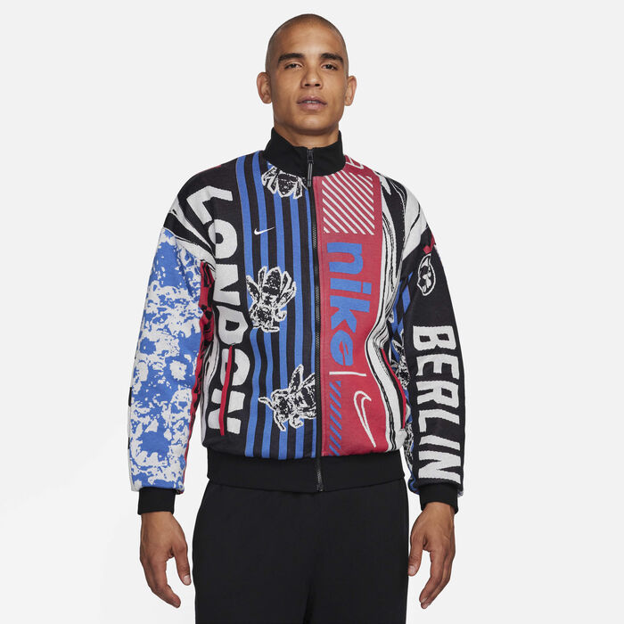 Nike Men's Culture of Football Therma-FIT Full-Zip Jacket Multi-Color Nike Men's Culture of Football Therma-FIT Full-Zip Jacket Multi-Color image number 0