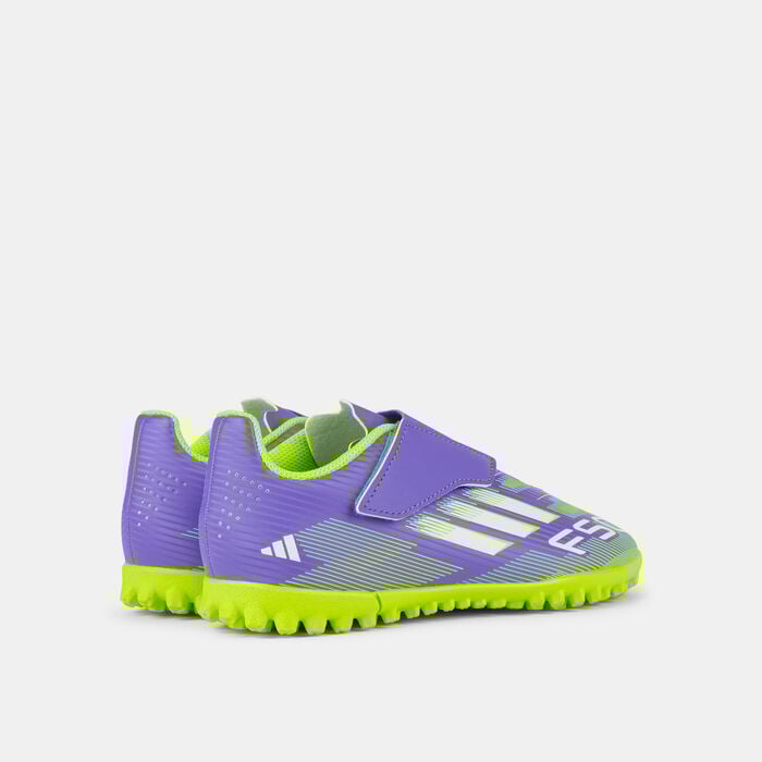 adidas Kids' F50 Club Turf Ground Football Shoes Purple adidas Kids' F50 Club Turf Ground Football Shoes Purple image number 2