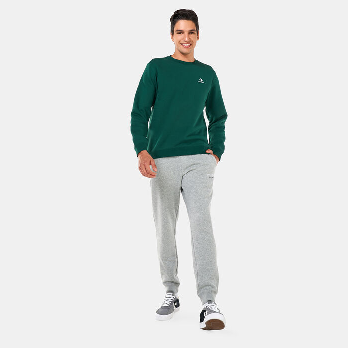 Converse Star Chevron Embroidered Sweatshirt Green image number 2