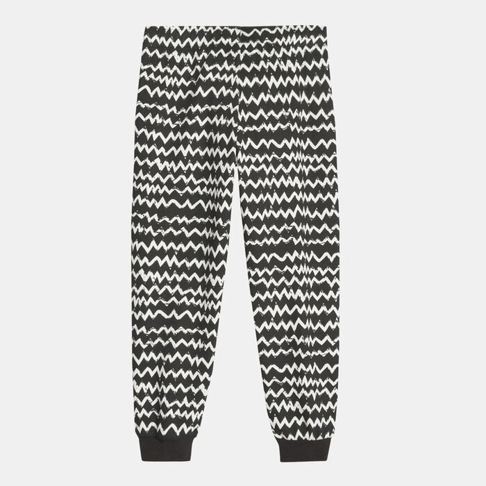 PUMA Kids' Classics Mix Match Allover Print Sweatpants Black PUMA Kids' Classics Mix Match Allover Print Sweatpants Black image number 1
