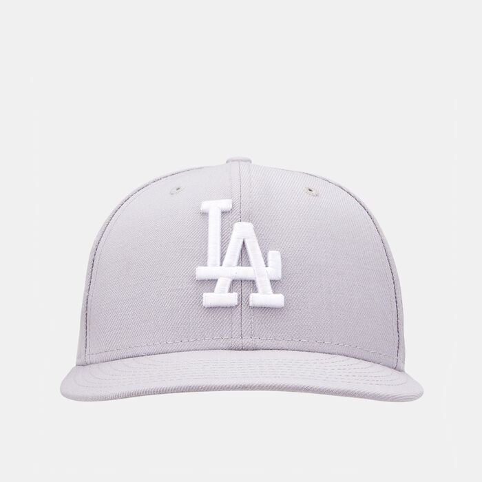 New Era Men's Los Angeles Dodgers Essential 59Fifty Cap Grey New Era Men's Los Angeles Dodgers Essential 59Fifty Cap Grey image number 0