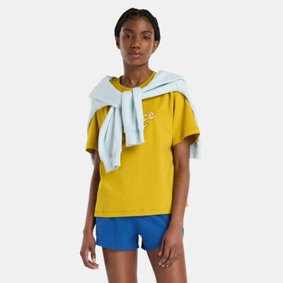 New Balance Women's Athletics Legacy Graphic T-Shirt Orange