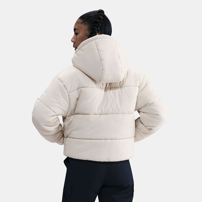 Nike Women's Sportswear Therma-FIT Hooded Jacket White Nike Women's Sportswear Therma-FIT Hooded Jacket White image number 1