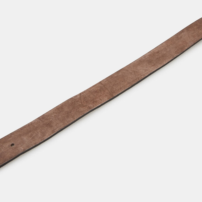 Timberland Men's Nubuck Leather Belt Brown image number 2