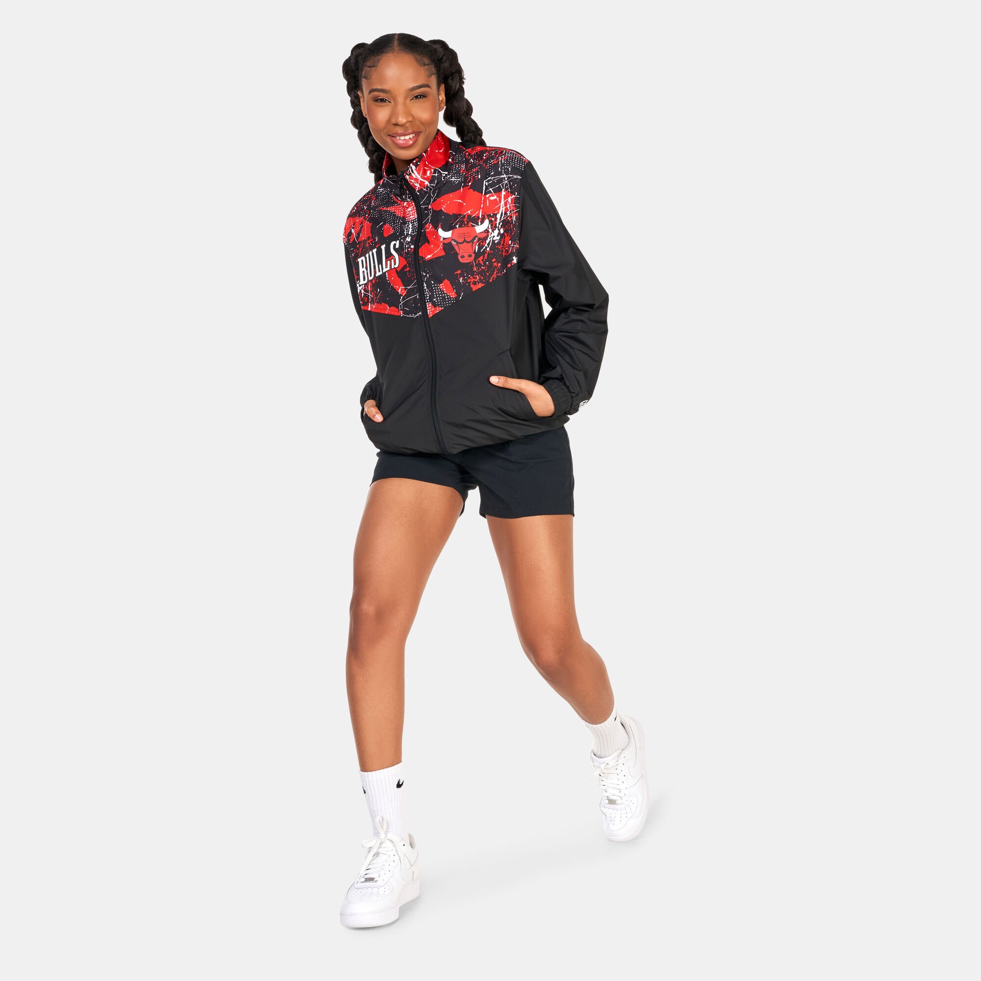 Nike graphic outlet track jacket