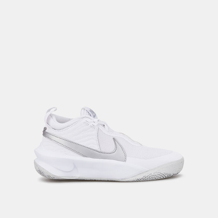 Nike Kids' Team Hustle D 10 Shoe White Nike Kids' Team Hustle D 10 Shoe White image number 0