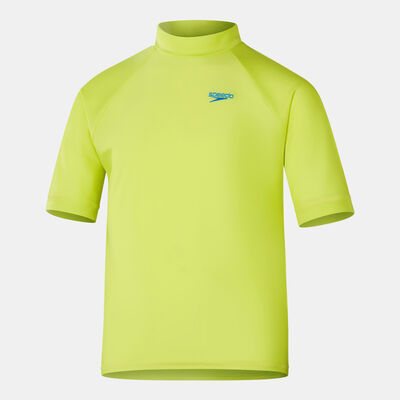 Speedo Kids' Printed Swimming Rashguard yellow