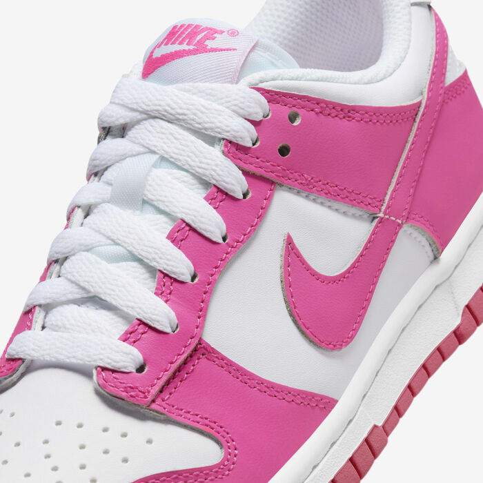 Nike Kids' Dunk Low Shoes Pink Nike Kids' Dunk Low Shoes Pink image number 6