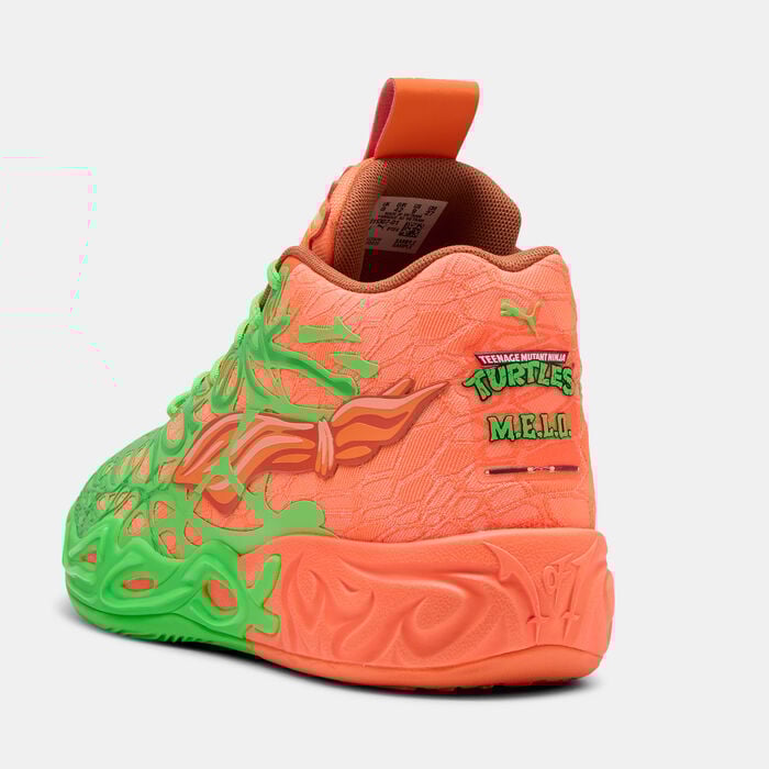 PUMA Men's x LAMELO BALL x TMNT MB.04 Basketball Shoes Green PUMA Men's x LAMELO BALL x TMNT MB.04 Basketball Shoes Green image number 5