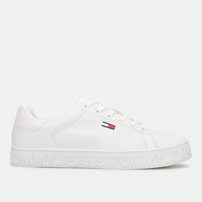 Tommy Hilfiger Women's Logo Leather Shoes White Tommy Hilfiger Women's Logo Leather Shoes White image number 0