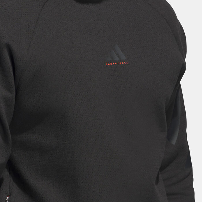 adidas Basketball Spacer Hoodie Black adidas Basketball Spacer Hoodie Black image number 5
