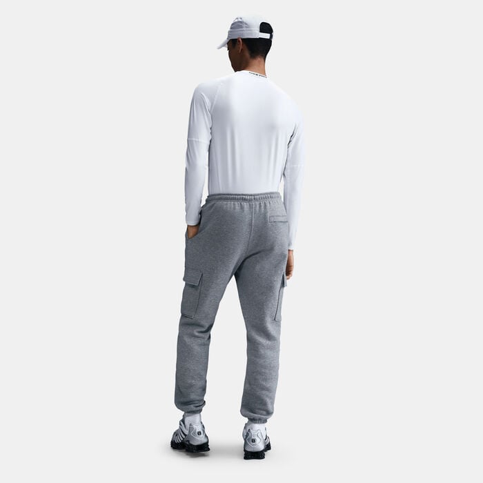 Nike Men's Club Fleece Cargo Pants Grey Nike Men's Club Fleece Cargo Pants Grey image number 0