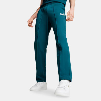PUMA Men's Sports Club Logo Sweatpants Green