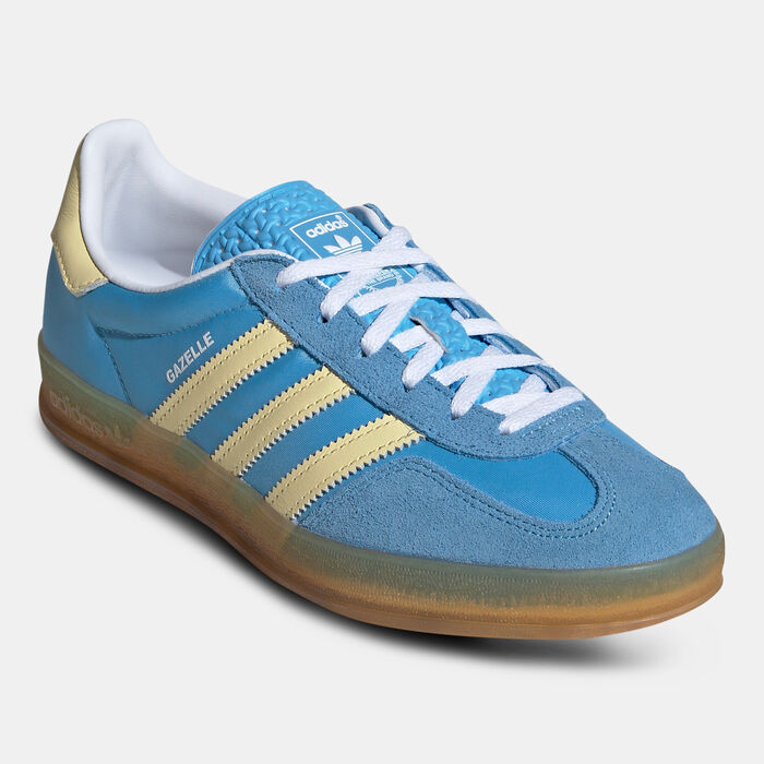 adidas Men's Gazelle Indoor Shoes Blue adidas Men's Gazelle Indoor Shoes Blue image number 1