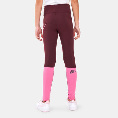 Nike Kids' Sportswear Favourites High-Waist DNC Leggings Brown