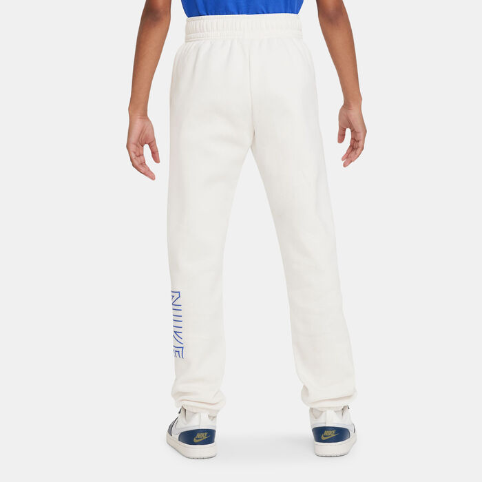 Nike Kids' Sportswear Fleece Pants (Older Kids) White image number 1