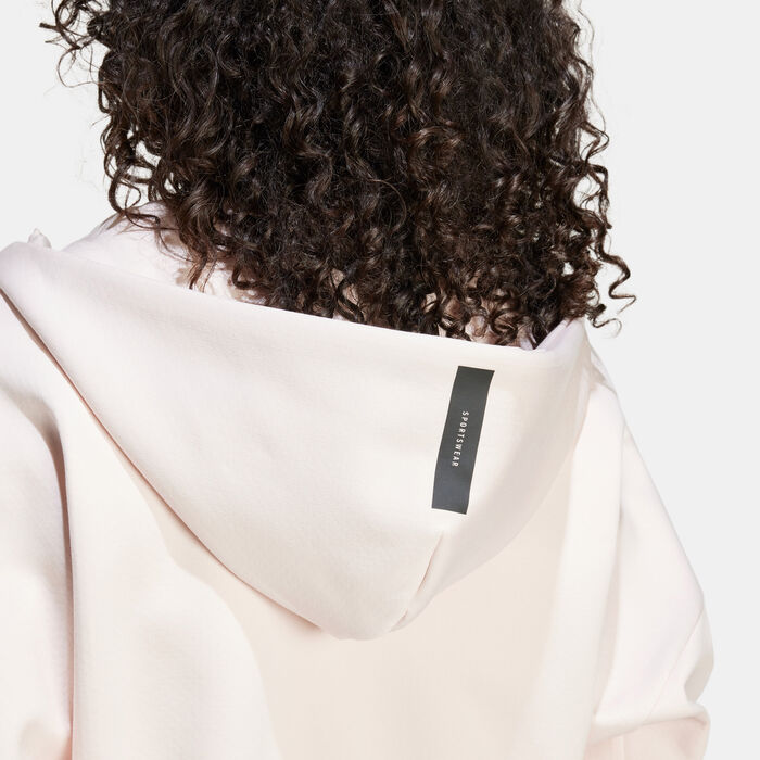 adidas Women's Z.N.E. Hoodie Pink adidas Women's Z.N.E. Hoodie Pink image number 4