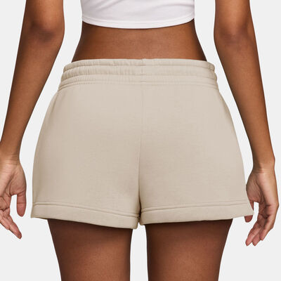 Nike Women's Sportswear Phoenix Fleece Shorts Ivory