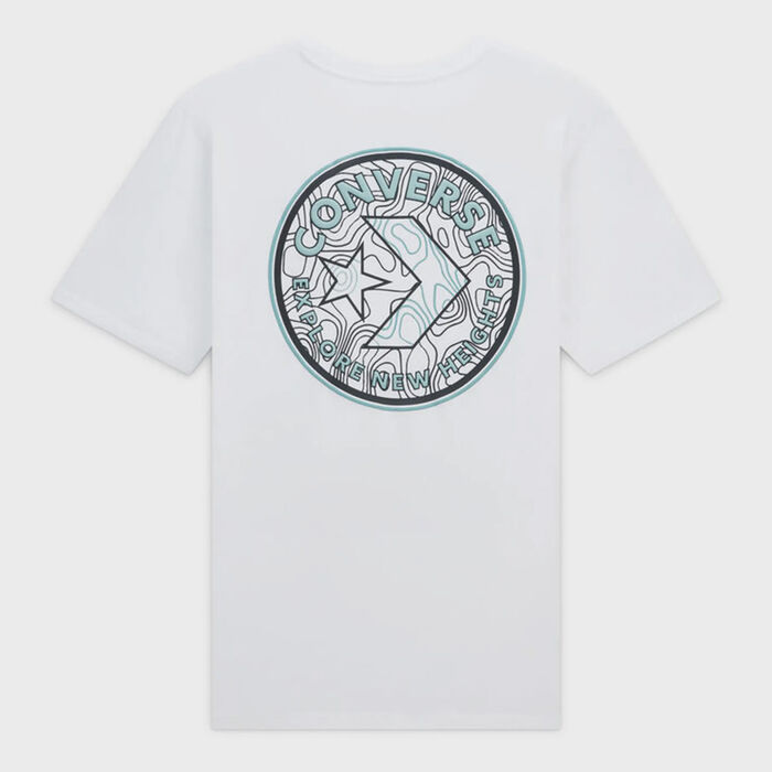Converse Men's Topography T-Shirt White Converse Men's Topography T-Shirt White image number 1