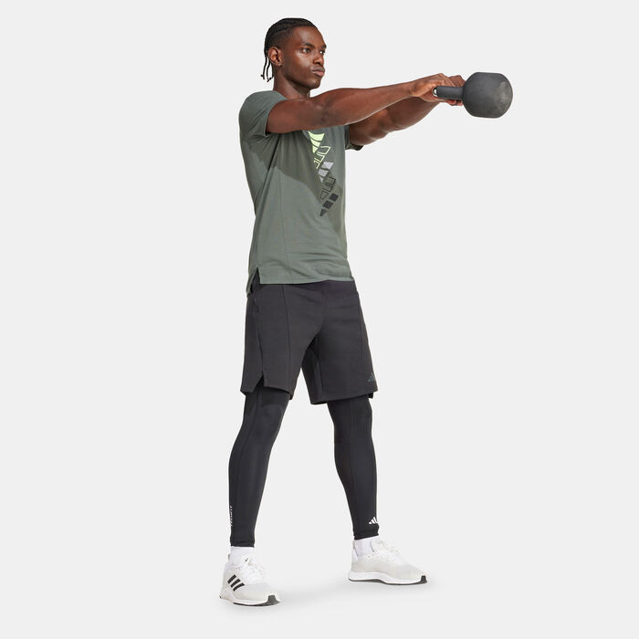 adidas Men's Techfit Training Compression Leggings Black adidas Men's Techfit Training Compression Leggings Black image number 2