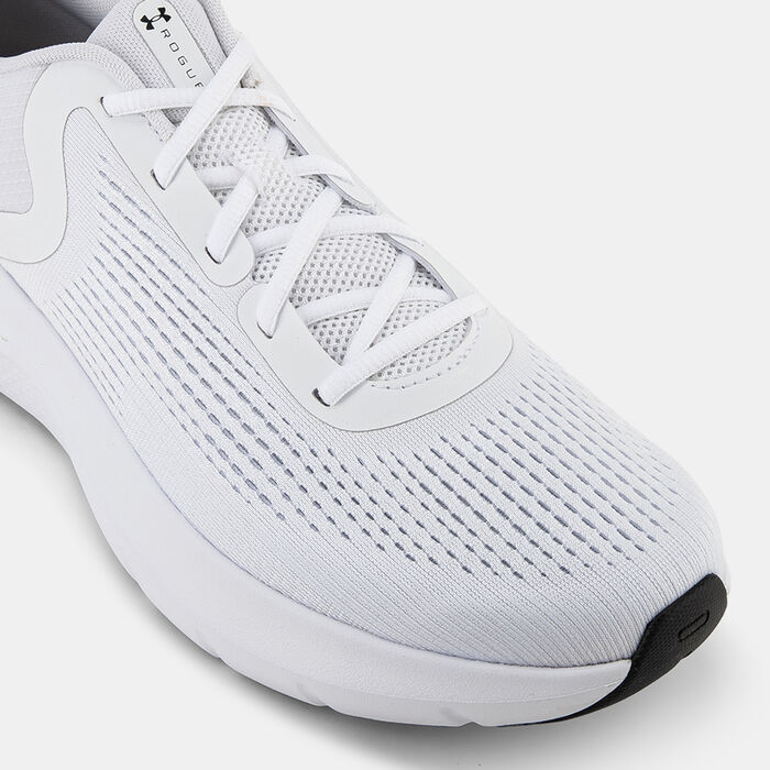Under Armour Men's Charged Rogue 5 Running Shoes White Under Armour Men's Charged Rogue 5 Running Shoes White image number 4