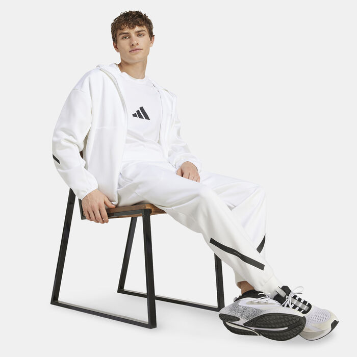 adidas Men's Z.N.E. Track Jacket White adidas Men's Z.N.E. Track Jacket White image number 2