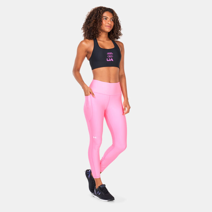 Under Armour Women's UA Tech™ HeatGear® Training Leggings Pink Under Armour Women's UA Tech™ HeatGear® Training Leggings Pink image number 2