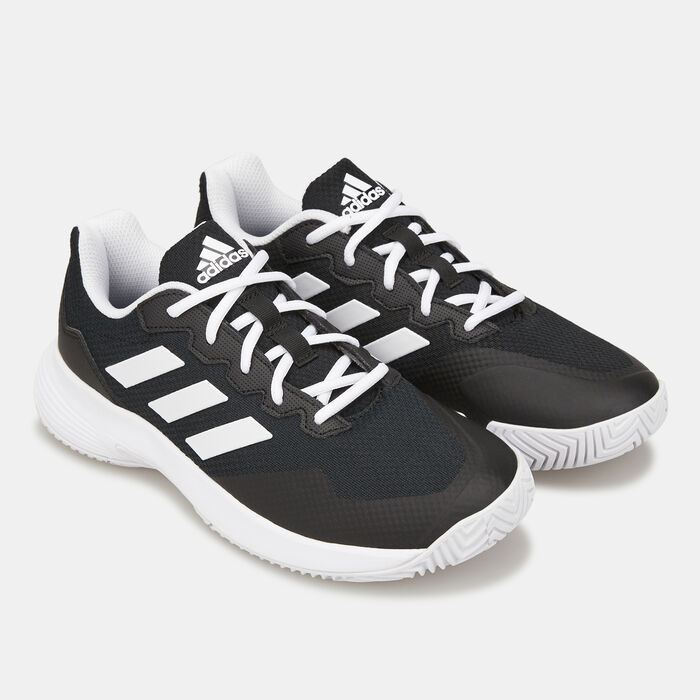 adidas Women's GameCourt 2.0 Tennis Shoe Black image number 1