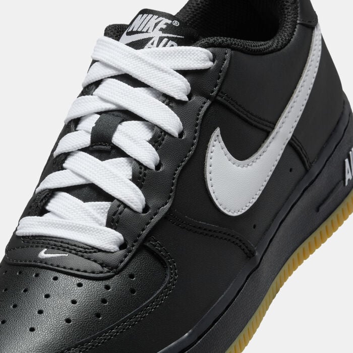 Nike Kids' Air Force 1 LV8 Shoes Black Nike Kids' Air Force 1 LV8 Shoes Black image number 4
